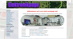 Desktop Screenshot of elektronikpage.net